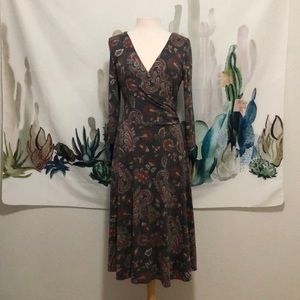Vintage Sheri Martin Paisley Dress
